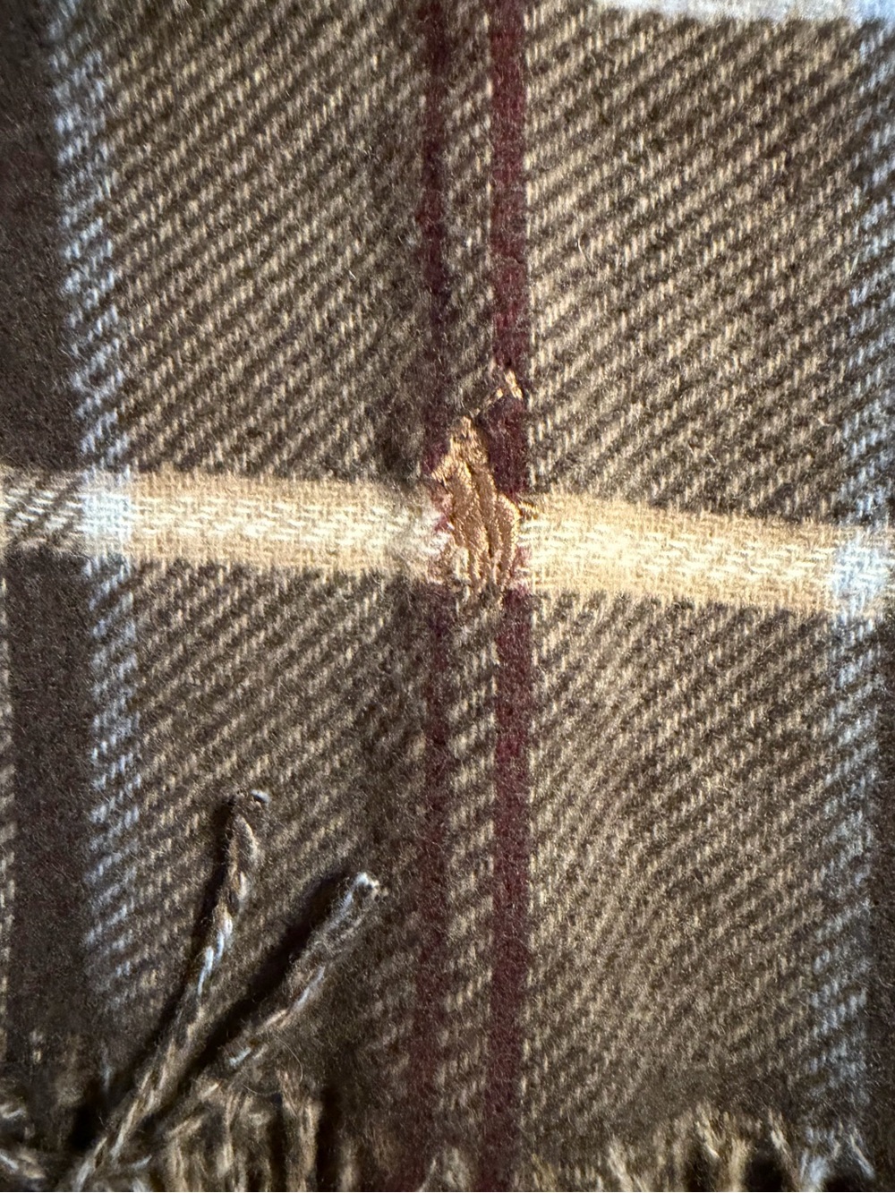 POLO by Ralph Lauren Patchwork/Plaid Oversized Scarf - Picture 5 of 9